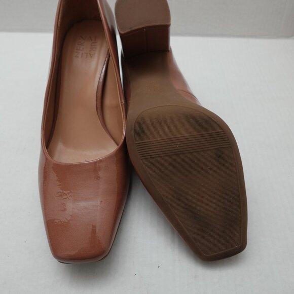 Naturalizer Nude Square Toe Pump Women's Sz 11M Minimalist Comfort Work Neutral - Picture 5 of 5